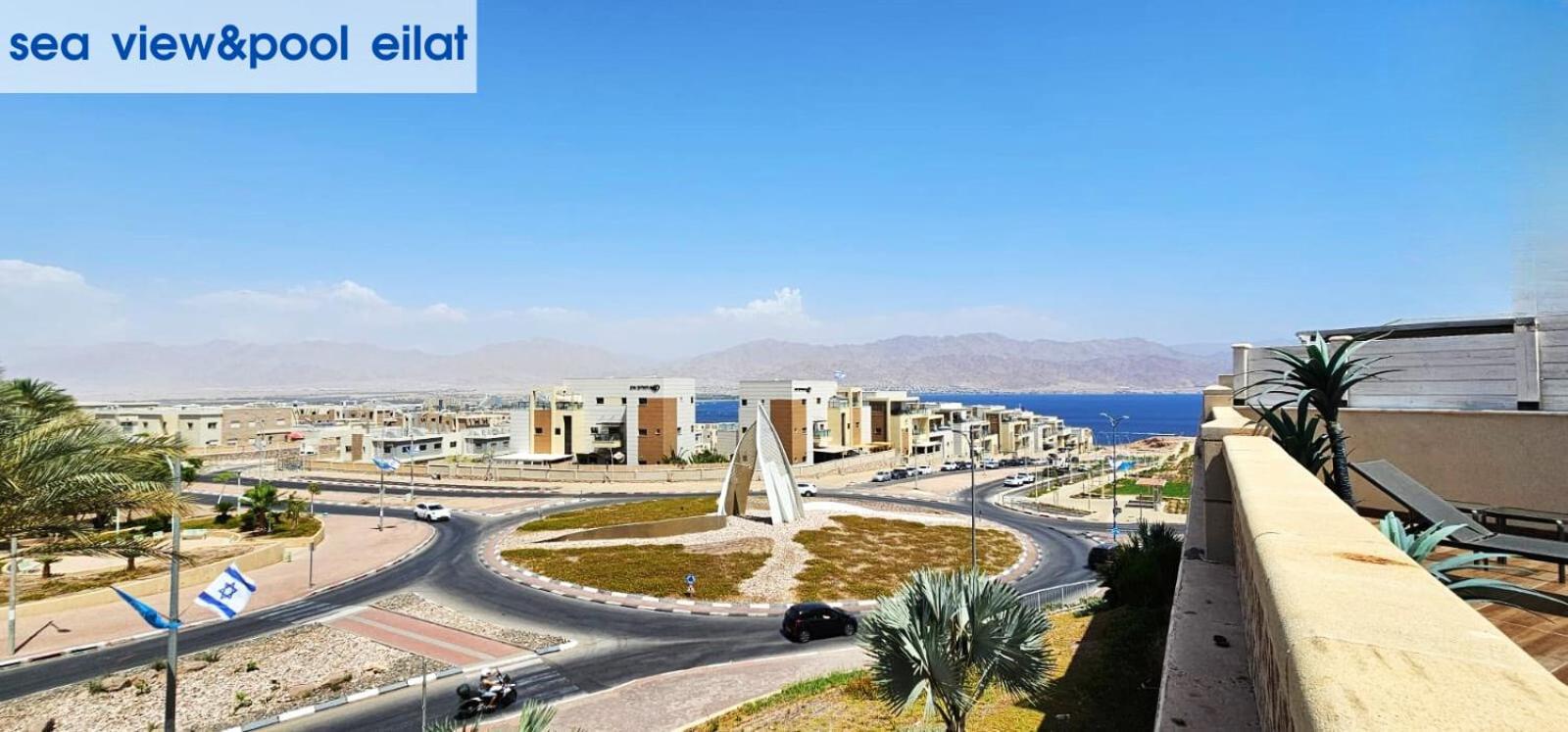 Sea View & Pool Eilat Apartman Kültér fotó